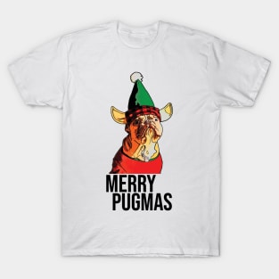 Funny Merry Pugmas T-Shirt